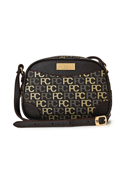 Pierre Cardin Coffee Tramlı Alphabet Women's Crossbody Bag 05Po22Y1534
