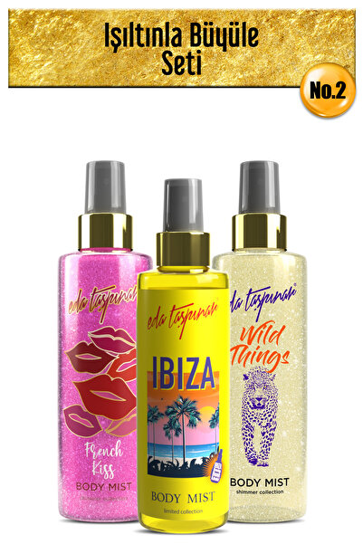 Eda Taşpınar Işıltınla Büyüle Seti.no.2 French Kiss&wild Things Simli Bm & Ib...