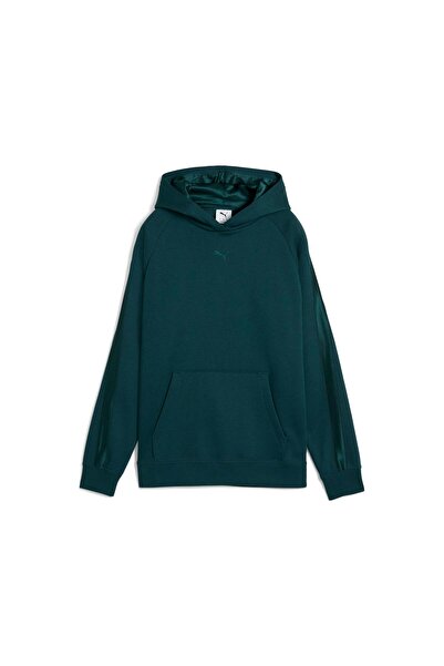 Puma Γυναικείο φούτερ με κουκούλα ESSENTIALS ELEVATED από σατέν