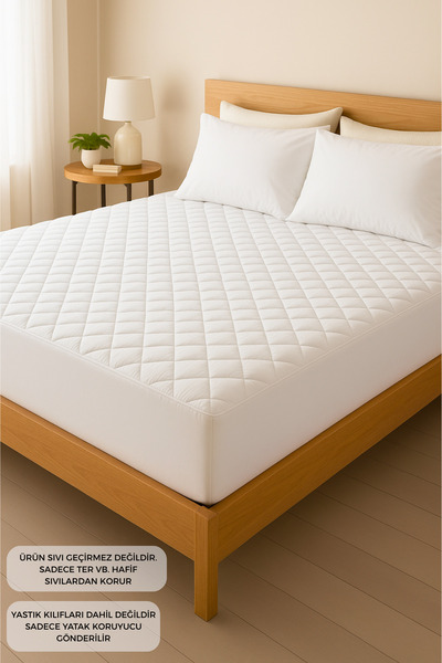 Formeya Adelya Microfiber Quilted Mattress Cover - Fitted Mattress Protector (16 Sizes)