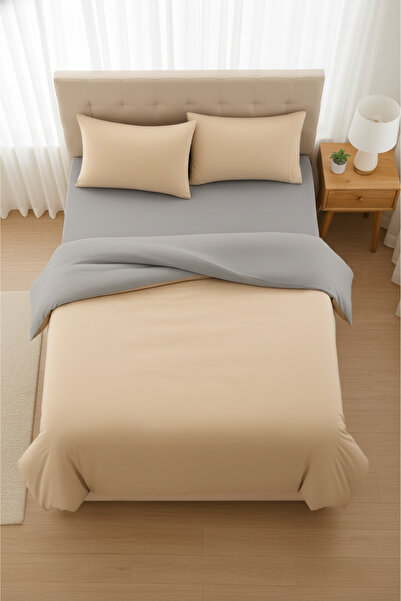 Formeya Oboustranná sada povlaků na přikrývku s elastickým prostěradlem (2 povlaky na polštář)