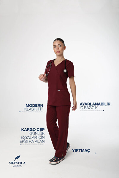 Silvatica Premium Workwear Silvatica Marfa® Kadın Medikal Pantolon Regular (U...