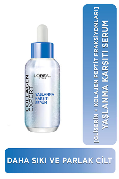 L'Oreal Paris L'Oréal Paris Kolajen Expert Yaşlanma Karşıtı Serum 30 Ml [Gliserin + Kolajen Peptit Fraksiyonları]