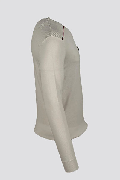 NCS Men's Knitwear Crew Neck Pocket Detailed White 3753