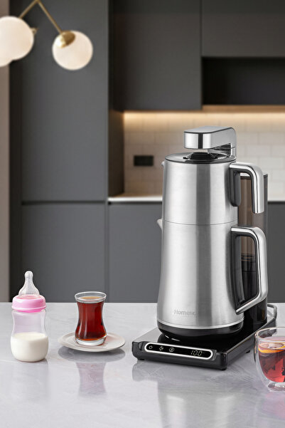 HOMEND Teabot 1785H Talking Automatic Tea Maker Chrome