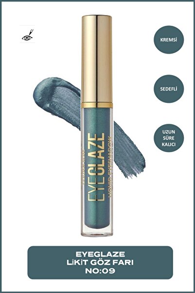 Golden Rose Eye Glaze Liquid Eyeshadow 09 Peacock Likit Far 3,5 ml
