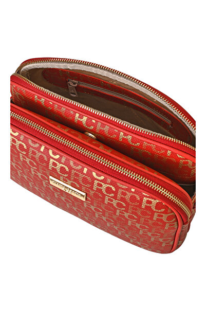 Pierre Cardin Red Tram Alphabet Women's Crossbody Bag 05Po22Y1536