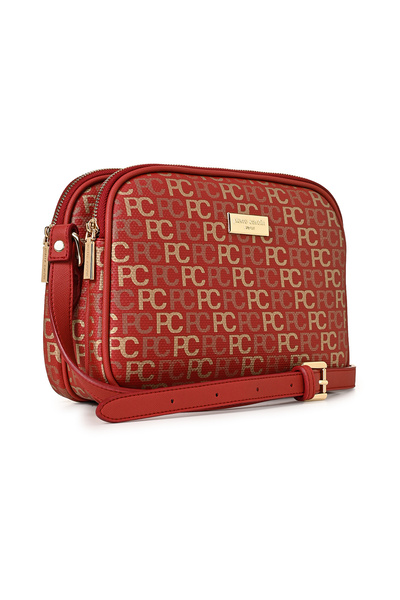 Pierre Cardin Red Tram Alphabet Women's Crossbody Bag 05Po22Y1536