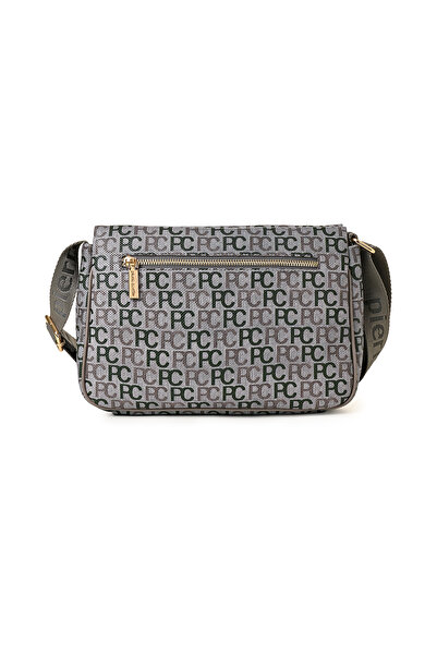 Pierre Cardin Green Tram Alphabet Women's Crossbody Bag 05Po22Y1550