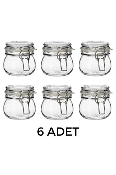 IKEA 6 Adet Kapaklı Cam Kavanoz 13 Cl Contalı Çap: 7 Cm Yükseklik: 7 Cm Hava Geçirmez Kapağa Sahiptir