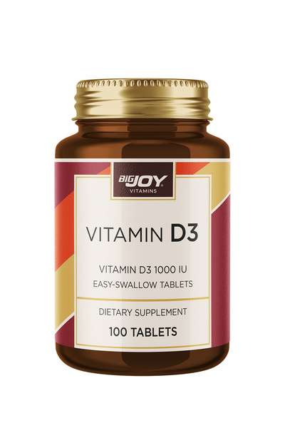 Bigjoy Vitamins فيتامين د3 1000 وحدة دولية 100 قرص