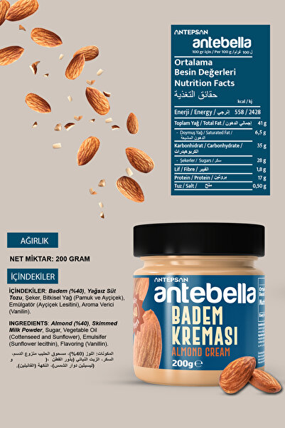 Antebella Badem Kreması 200 G