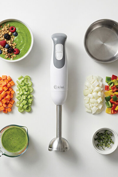 Kiwi Khb-4416 Stainless Steel Blade Hand Blender | 350 Watt & Silent Motor & 2 Speed Settings