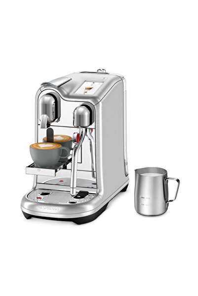 Nespresso نسبريسو كرياتيستا برو J620 ماكينة تحضير القهوة بالكبسولات، مع عصا تبخير الحليب الأوتوماتيكية لفن الاتيه والكابتشينو، 2 لتر، ضغط 19 بار، معدني