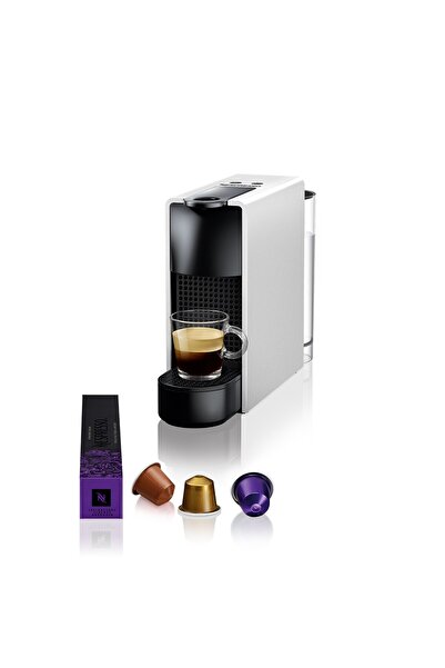 Nespresso Essenza Mini C30 Espresso Capsule Coffee Machine, 0.6 L, 19 Bar Pressure, Silver