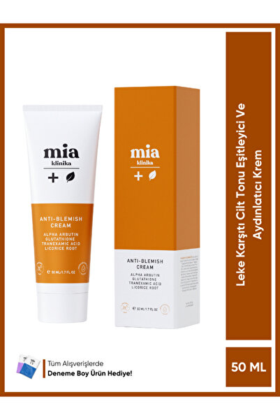 mia klinika Cilt Beyazlatıcı, Ton Eşitlemeye Yardımcı Leke Kremi