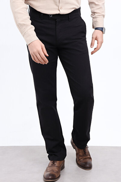 Trendyol Collection Μαύρο ανδρικό υφαντό παντελόνι TMNAW26PL00032