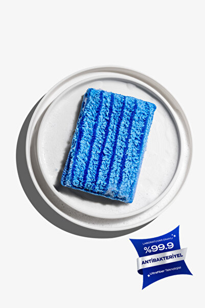 Silva Ultrafiber Bulaşık Süngeri | Çizmeden Parlatan Çift Yönlü Doku