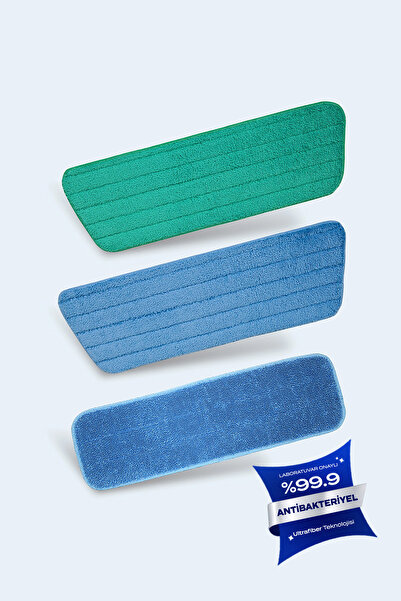 Silva Ultrafiber 3'lü Mop Bez Seti (ISLAK-KURU-DUVAR)