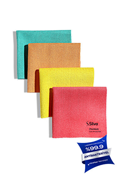 Silva Ultrafiber Premium Çok Amaçlı Bez 4'lü Set (Tüm Renkler)