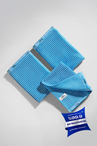 Silva Ultrafiber 3'lü Halı & Koltuk Bezi (40x40 cm)