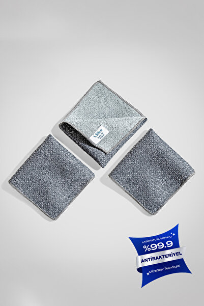 Silva Ultrafiber 3'lü İnatçı Zor Kir Bezi (28x28 cm)