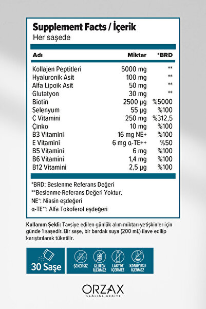 DAY2DAY The Collagen Beauty Fish Collagen 30 Sachets X 7Gr 8697595876084