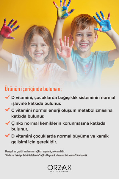Ocean Smart Gummies Defence C Vitamini , D3 Vitamini Ve Çinko Içeren Takviye Edici Gıda 60 Jel Tablet