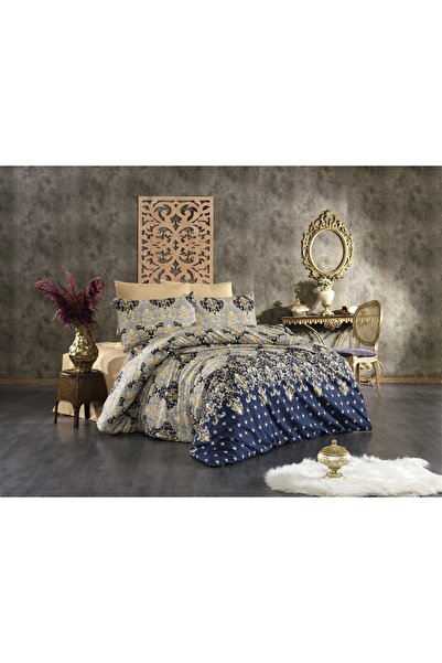 Faiend Double Cotton Duvet Cover Set - Fade Resistant and Elastic