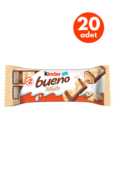 Kinder Bueno White Çikolata 43 Gr - 20 Adet