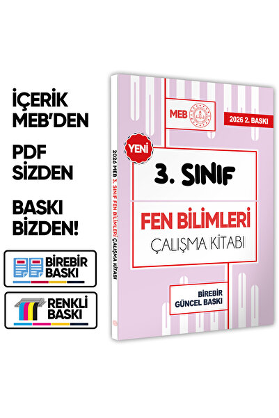 Karakutu Yayınları 2026 MEB ÖDM İlkokul 3.Sınıf FEN BİLİMLERİ Çalışma Kitabı ...