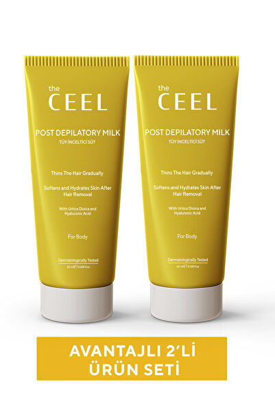 The Ceel 2'li Tüy ve Nemlendirici Süt Isırgan Otu & Hyaluronik Asit Özlü 60 ml