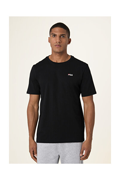 FILA Set de 2 tricouri bărbătești FAM0083 Negru, Gri