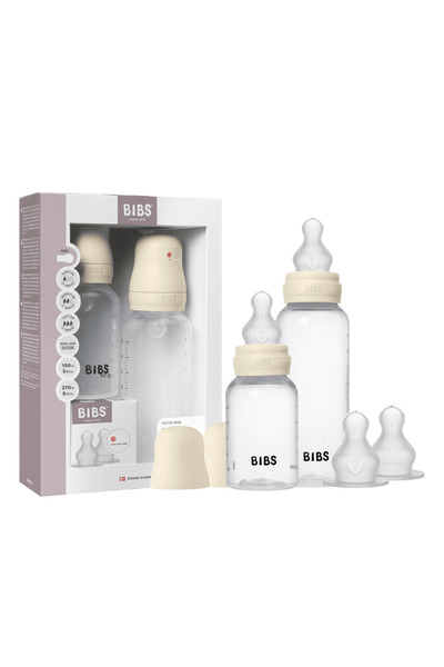 Bibs İkili Silikon Biberon Seti Ivory 150ml/270 ml