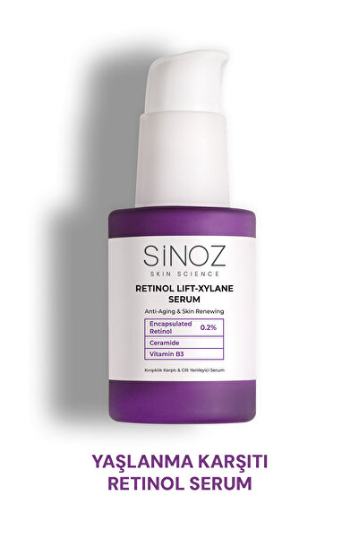 SİNOZ Retinol Lift Xylane Anti-Falten Serum – Hauterneuerndes & Straffendes Gesichtsserum 30 ml