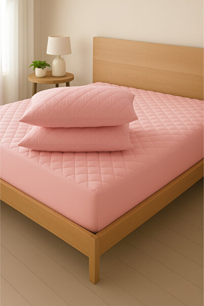 Formeya Set de huse de saltea Pamukkale - Protector de saltea matlasat cu pulbere rezistenta la lichide, 2 piese (11 dimensiuni)