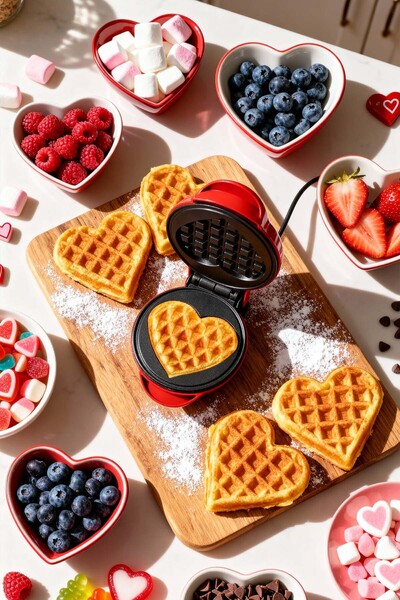 Kiwi KSM-2401W Mini Waffle Makinesi | Yapışmaz Plaka & Pratik Kullanım