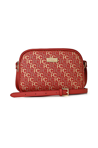Pierre Cardin Red Tram Alphabet Women's Crossbody Bag 05Po22Y1536