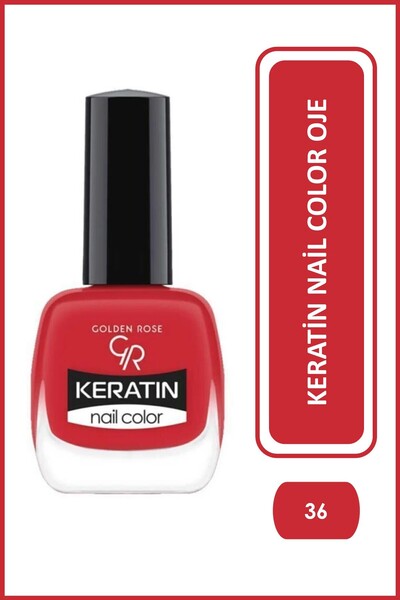 Golden Rose Keratin Nail Color 36 Keratin Oje 10,5 ml