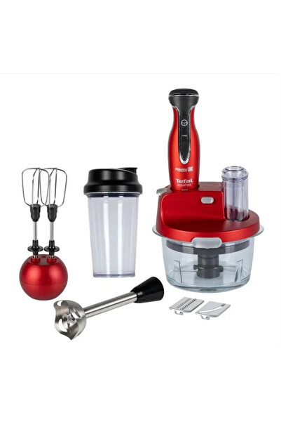 TEFAL Powelix 1500W Dilimleyici ve rende 4 Bıçaklı *1,5 Litre CAM Hazneli Blender & Mutfak Robotu