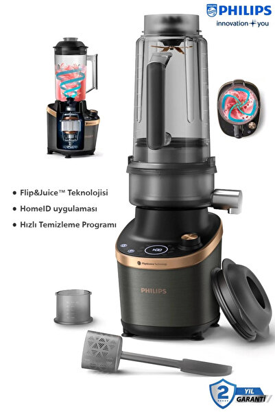 Philips Meyve sıkacağı modüllü yüksek hızlı blender Flip and Juice Buz Kırma Özellikli Katı Meyve Sıkacağı