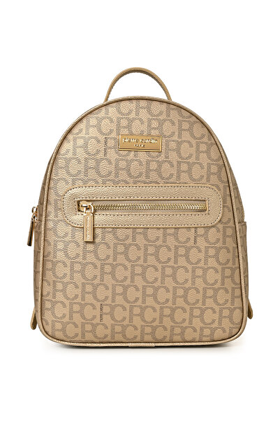 Pierre Cardin Gold Large Alphabet Women's Backpack 05Po22Y1541