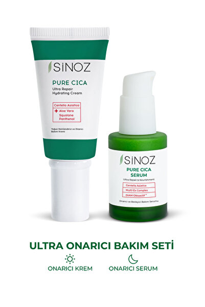 SİNOZ Pure Cica Ultra Onarıcı 2'li Bakım Seti