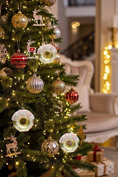 TRENDYOLMİLLA HOME Στολίδι Χριστουγεννιάτικου Δέντρου σε σχήμα ντόνατ 3 τεμαχίων TPHAW26YS00011