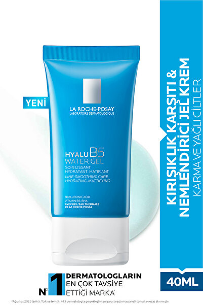 La Roche Posay Hyalu B5 Karma ve Yağlı Ciltler için Kırışıklık Karşıtı Nemlendirici Jel Krem 40ml