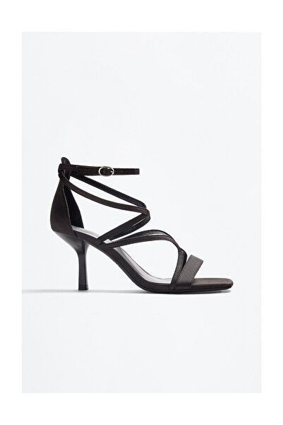 LEFTIES Woman Satin Heel Sandals