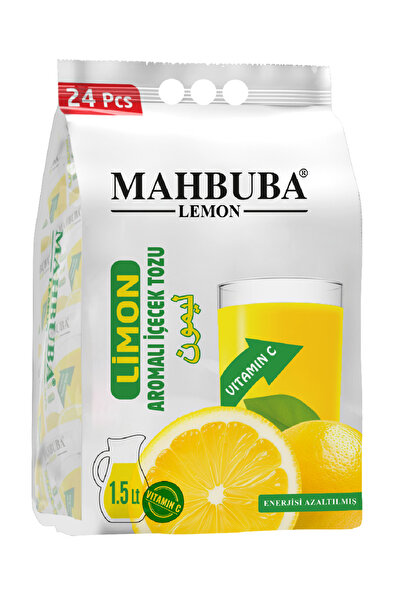 Mahbuba Limon Aromalı Soğuk Toz Içecek 24x11.2gr