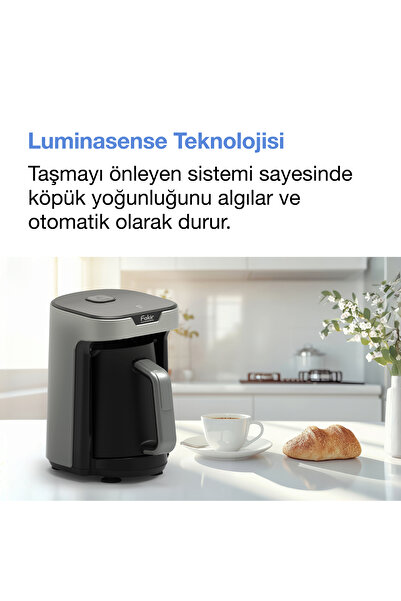 Fakir Gray Kaave Mono Turkish Coffee Machine
