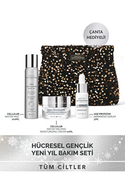 Institut Esthederm Hücresel Gençlik Yeni Yıl Bakım Seti – Mist + Nemlendirici + Serum + Krem