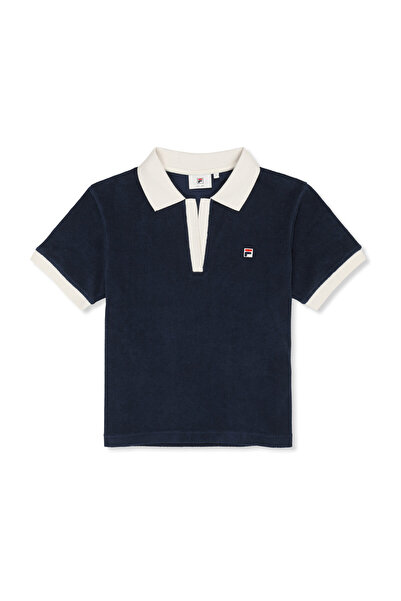 Fila Μπλουζάκι BELFORT με κολάρο τζόνι με υφή από πετσέτα